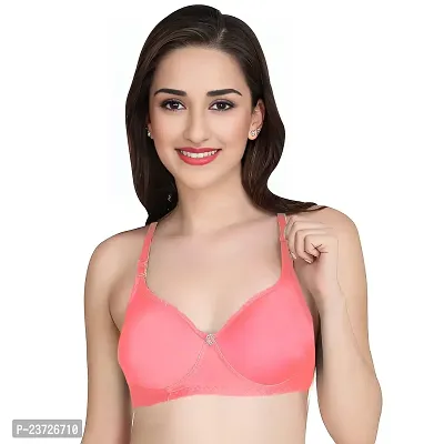 Deekri Collection, Women PC Cotton Moulded Non Padded Bra for daily use-thumb0