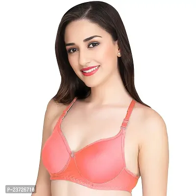 Deekri Collection, Women PC Cotton Moulded Non Padded Bra for daily use-thumb4