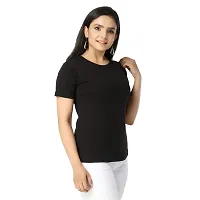 Rowhit Clothing Printed T-Shirt for Women| Funny T-Shirt | Sarcastic T-Shirt | Half Sleeve Womens Tshirt | Round Neck T Shirt | Ladies 100% Cotton T-Shirt | Short Sleeve T Shirt | Top for Girls-thumb4