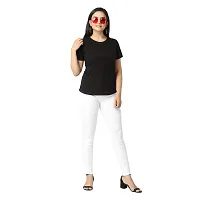 Rowhit Clothing Printed T-Shirt for Women| Funny T-Shirt | Sarcastic T-Shirt | Half Sleeve Womens Tshirt | Round Neck T Shirt | Ladies 100% Cotton T-Shirt | Short Sleeve T Shirt | Top for Girls-thumb3