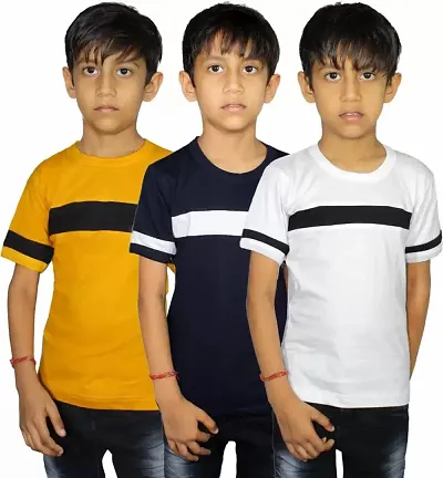 Pack Of 3 Boys Cotton T shirt