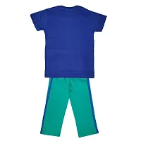 Boys Clothing Sets Pure Cotton Top And Bottom (6-7 Years, Multicolour 3)-thumb1