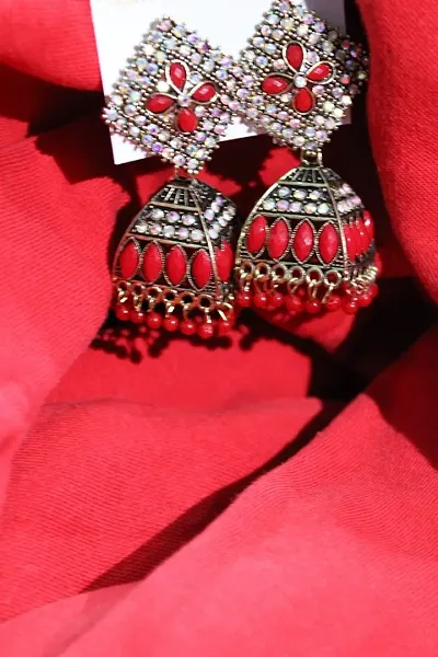 Beautiful Brass Jhumkas For Women