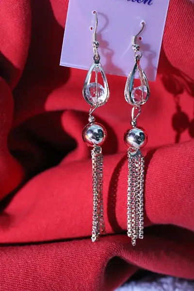 Beautiful Brass Drop Earrings For Women