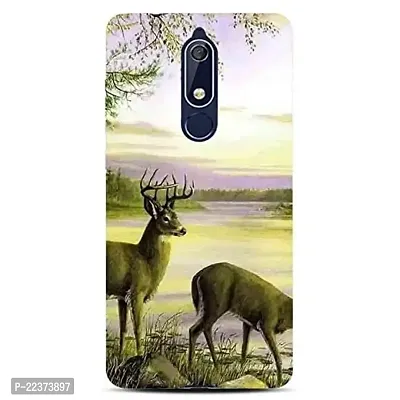 Choicecases Designer Printed Back Case for Nokia 5.1-thumb0