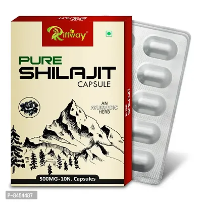 Pure Shilajit Herbal Capsules Recovers Muscles Power Stamina For Men Women