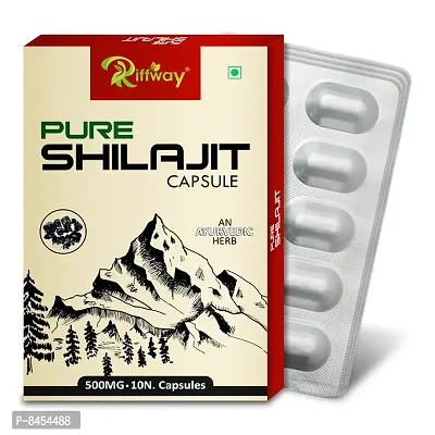 Pure Shilajit Herbal Capsules Recovers Muscles Energy Stamina For Men Women