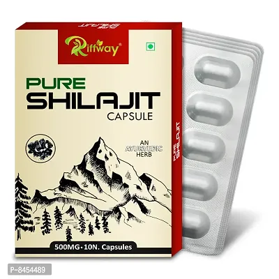 Pure Shilajit Herbal Capsules Recovers Muscles Strength Power For Men Women