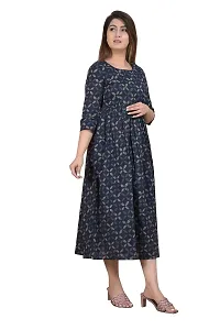SHOPAXIS Women Maternity Cotton Dress-thumb2