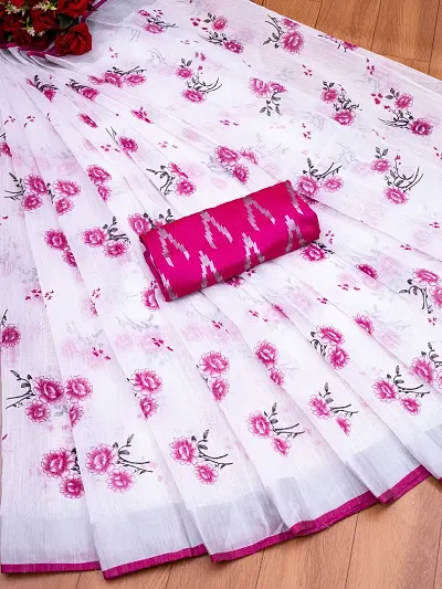 Must Have Cotton Silk Saree with Blouse piece 