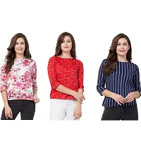 REVEXO Crepe Women's Top Set of 03 pcs-thumb1