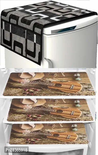 Combo of fridge top ,fridge mat