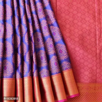 Stylish Fancy Banarasi Silk Saree With Blouse Piece For Women-thumb3