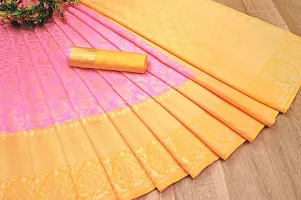 Stylish Fancy Banarasi Silk Saree With Blouse Piece For Women-thumb3