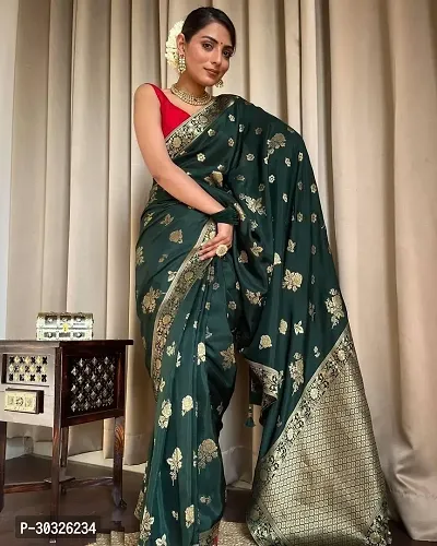 Soft Silk Saree with Twirling Blouse-thumb0