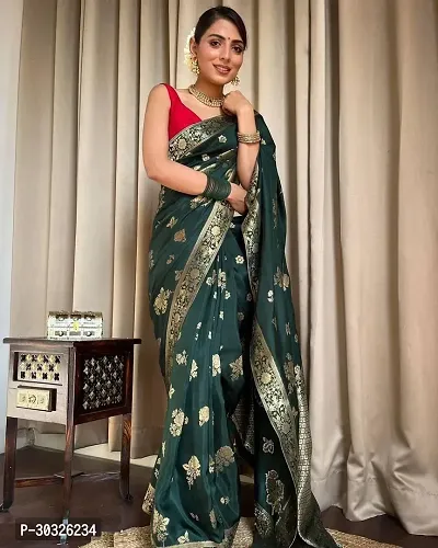 Soft Silk Saree with Twirling Blouse-thumb2