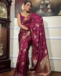 Soft Silk Saree with Twirling Blouse-thumb2