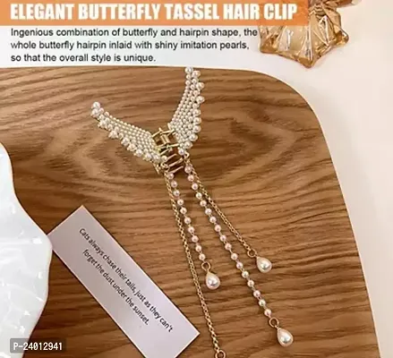 Queen Arts Butterfly Metal Clutcher Korean Hair Accessories For Girls Woman Hair Claw