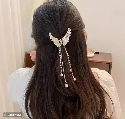 Queen Arts Butterfly Metal Clutcher Korean Hair Accessories For Girls Woman Hair Claw-thumb0