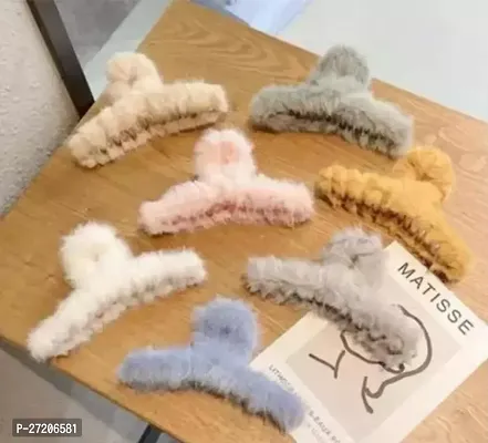 Stylish Fur Hairband Pack Of 4 Pcs