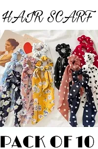 Pack of 10pc Tie Shape  Hairband-thumb1