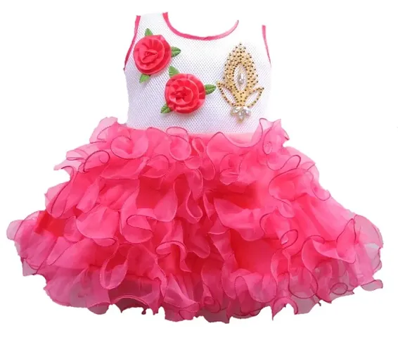 Partywear Net Dress for Girls