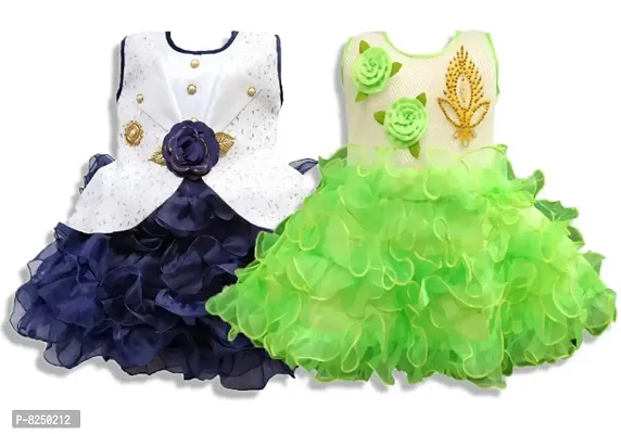 Cute Fancy Baby Girls Frocks  Dress