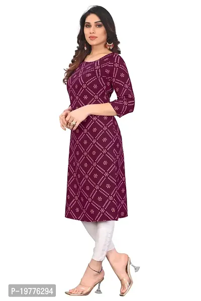 Trendy Straight Multicoloured Printed Crepe Kurta Combo For Women-thumb2