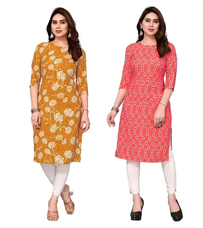 Rayna Women Designer Kurti Combo of 2 V3