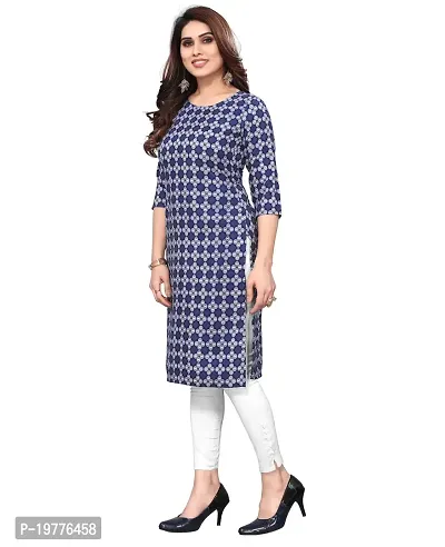 Trendy Straight Multicoloured Printed Crepe Kurta Combo For Women-thumb2