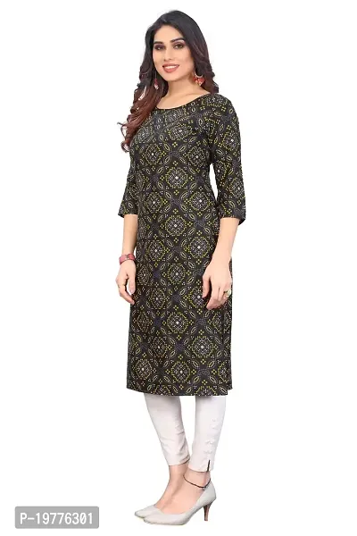 Trendy Straight Multicoloured Printed Crepe Kurta Combo For Women-thumb2