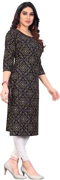 Elegant Crepe Printed Kurta For Women- Pack Of 3-thumb3