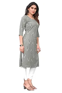 Trendy Straight Multicoloured Printed Crepe Kurta Combo For Women-thumb1