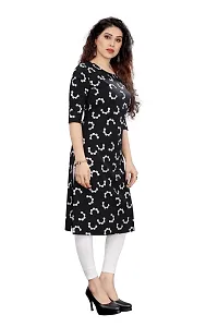 Trendy Straight Multicoloured Printed Crepe Kurta Combo For Women-thumb2