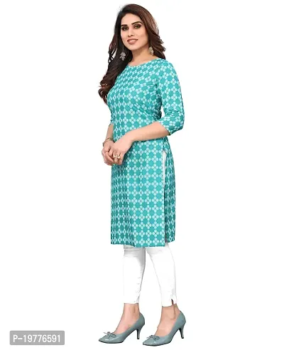 Trendy Straight Multicoloured Printed Crepe Kurta Combo For Women-thumb2