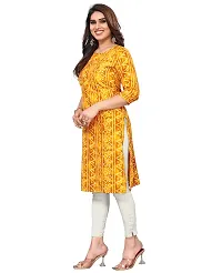 Trendy Straight Multicoloured Printed Crepe Kurta Combo For Women-thumb1