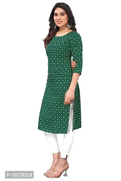 Trendy Straight Multicoloured Printed Crepe Kurta Combo For Women-thumb3