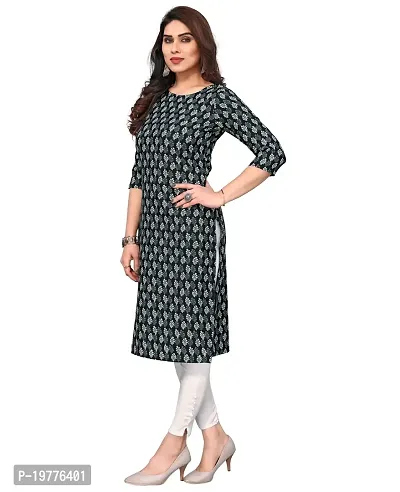 Trendy Straight Multicoloured Printed Crepe Kurta Combo For Women-thumb2