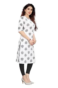 Trendy Straight Multicoloured Printed Crepe Kurta Combo For Women-thumb2