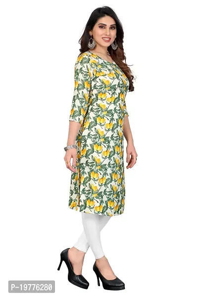 Trendy Straight Multicoloured Printed Crepe Kurta Combo For Women-thumb3