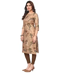 Trendy Straight Multicoloured Printed Crepe Kurta Combo For Women-thumb1