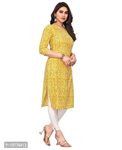 Trendy Straight Multicoloured Printed Crepe Kurta Combo For Women-thumb3