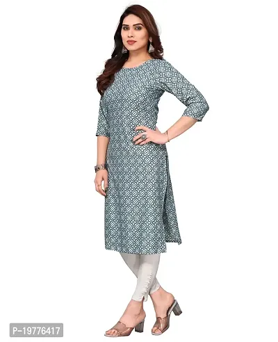 Trendy Straight Multicoloured Printed Crepe Kurta Combo For Women-thumb3