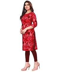 Trendy Straight Multicoloured Printed Crepe Kurta Combo For Women-thumb2