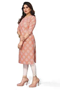 Trendy Straight Multicoloured Printed Crepe Kurta Combo For Women-thumb2