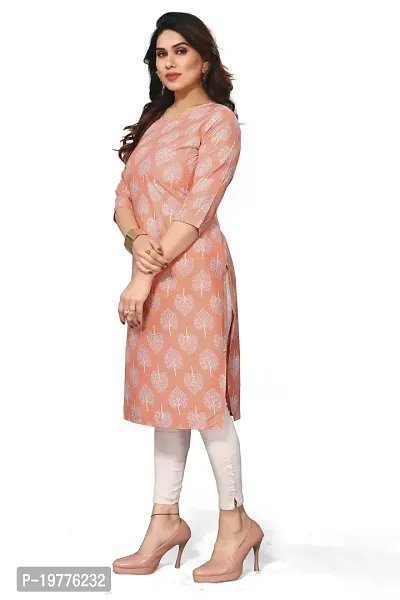 Trendy Straight Multicoloured Printed Crepe Kurta Combo For Women-thumb3