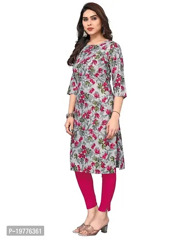 Trendy Straight Multicoloured Printed Crepe Kurta Combo For Women-thumb2