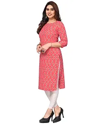 Trendy Straight Multicoloured Printed Crepe Kurta Combo For Women-thumb2