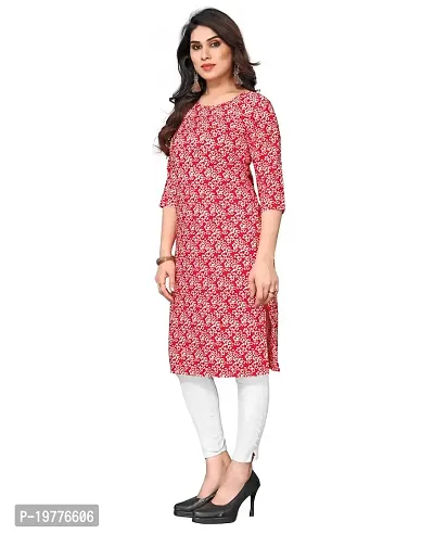 Trendy Straight Multicoloured Printed Crepe Kurta Combo For Women-thumb3