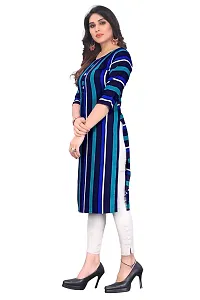 Trendy Straight Multicoloured Printed Crepe Kurta Combo For Women-thumb2